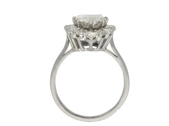 Vintage marquise diamond cluster ring hatton garden