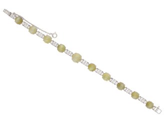 J.E. Caldwell chrysoberyl diamond bracelet berganza hatton garden