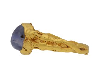 Medieval zoomorphic sapphire ring hatton garden