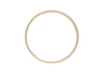 Wedding ring in 18ct yellow gold, circa 1960.