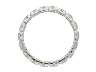 Diamond set eternity ring, French, circa 1960.    