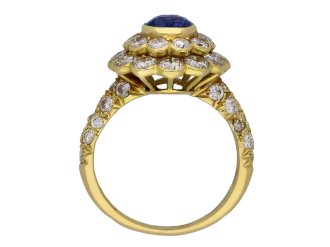 Mauboussin Ceylon sapphire diamond ring hatton garden berganza