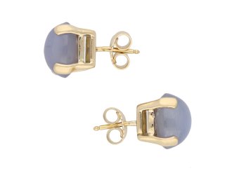 vintage star sapphire stud earrings berganza hatton garden