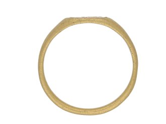 Roman gold signet ring with Pegasus hatton garden