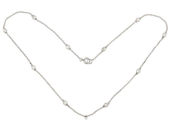 Convetible Diamond chain bracelet/necklace. hatton garden