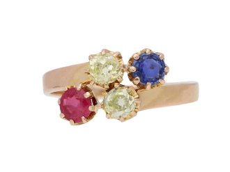  antique ruby diamond dapphire ring berganza hatton garden
