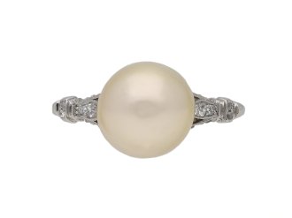 front antique pearl diamond ring berganza hatton garden