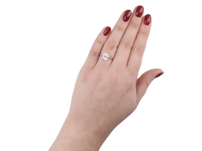 Solitaire old cut diamond ring circa 1920 hatton garden