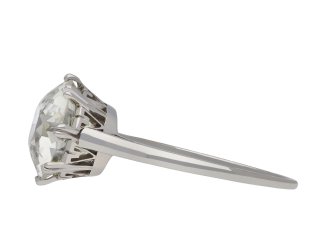 Old cut diamond solitaire ring, English, circa 1920. Hatton Garden