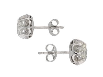  art deco diamond earrings berganza hatton garden