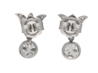 antique diamond stud earrings berganza hatton garden