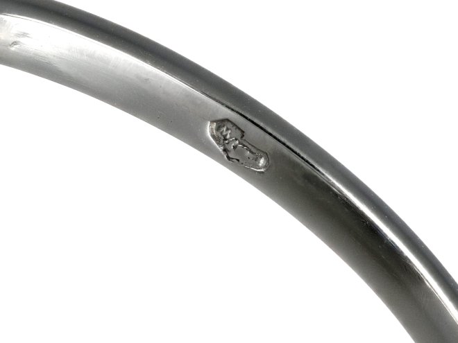 Kashmir sapphire and diamond cluster ring, Austrian, circa 1930.