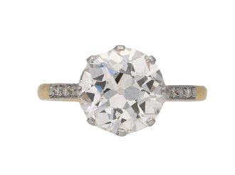 antique diamond engagement ring berganza hatton garden