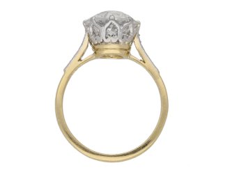 antique diamond engagement ring berganza hatton garden