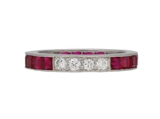 art deco ruby diamond ring berganza hatton garden