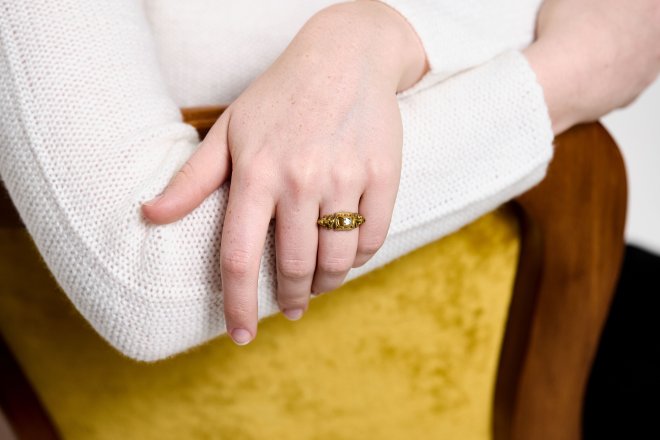 Renaissance diamond ring, circa 16th century. Hatton Garden 