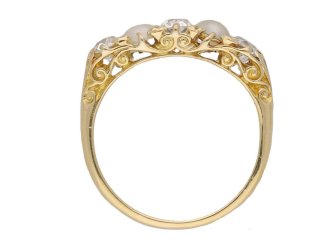 front antique pearl diamond ring hatton garden berganza