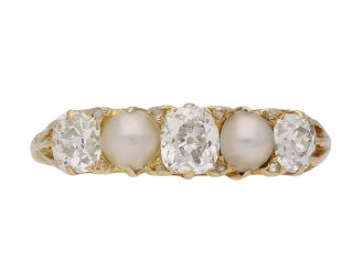  antique pearl diamond ring hatton garden berganza