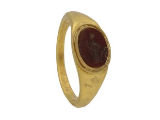 front ancient roman intaglio ring hatton garden berganza