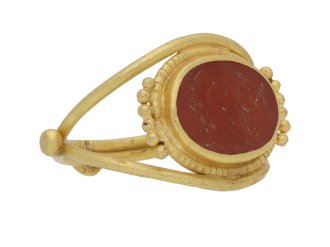 ancient roman gold intaglio ring hatton garden berganza