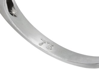 front vintage diamond engagement ring hatton garden berganza