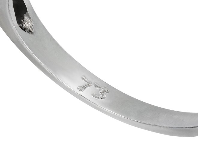 front vintage diamond engagement ring hatton garden berganza