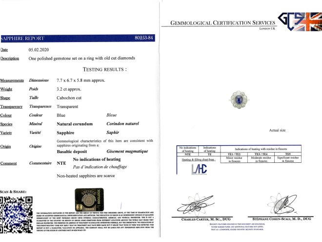 Edwardian sapphire and diamond ring berganza hatton garden