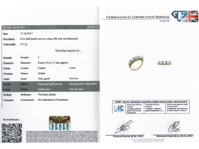 front antique pearl diamond carved ring berganza hatton garden