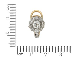 antique diamond cluster earrings berganza hatton garden