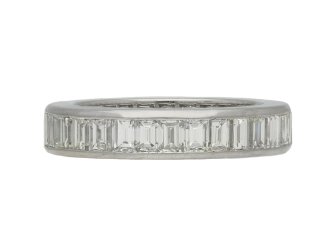 vintage baguette diamond eternity ring berganza hatton garden