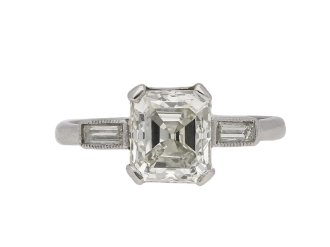 antique diamond engagement ring berganza hatton garden