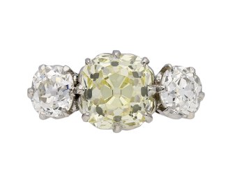 Edwardian diamond three stone ring berganza hatton garden