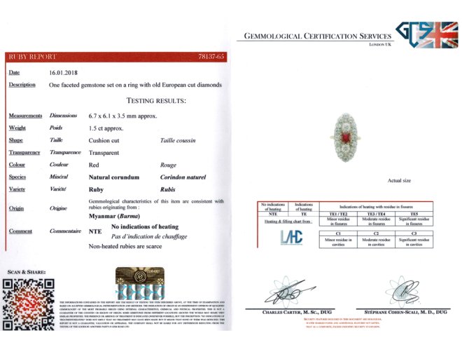 antique ruby diamond cluster ring berganza hatton garden