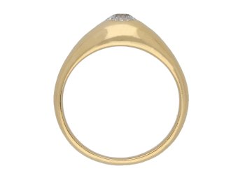 Art Nouveau diamond gypsy ring berganza hatton garden