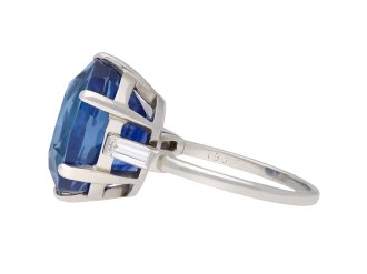 Van Cleef & Arpels Burmese Sapphire Ring, French, circa 1930. Hatton Garden