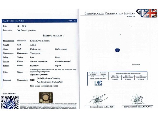 Burmese sapphire diamond cluster ring berganza hatton garden