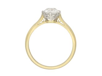 Victorian old mine diamond solitaire ring hatton garden