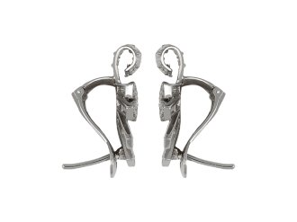 Vintage diamond earclips berganza hatton garden