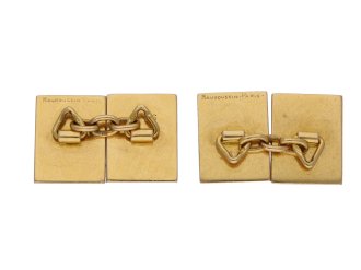 Mauboussin gold cufflinks berganza hatton garden