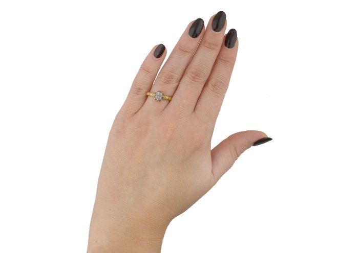 Victorian diamond solitaire ring berganza hatton garden