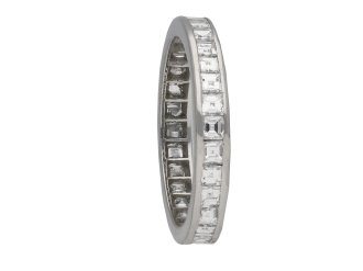 Art Deco diamond full eternity ring berganza hatton garden