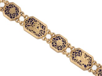 Boucheron guilloché enamel bracelet berganza hatton garden