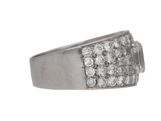 Bulgari diamond cluster ring, berganza hatton garden