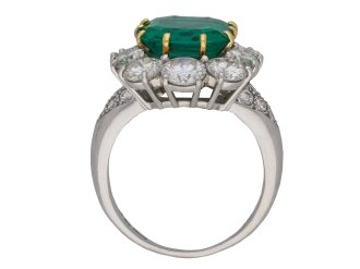 Van Cleef & Arpels emerald diamond ring berganza hatton garden