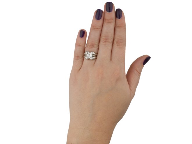 Antique diamond solitaire ring berganza hatton garden