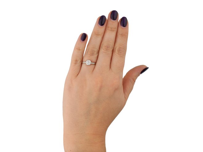 Edwardian diamond solitaire ring berganza hatton garden