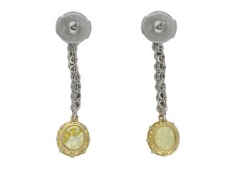 fancy yellow diamond drop earrings berganza hatton garden