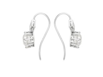 Old mine diamond drop earrings berganza hatton garden