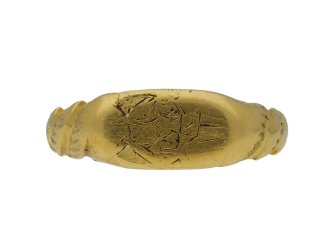 Medieval iconographic ring berganza hatton garden