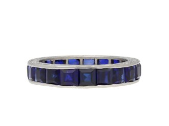 Sapphire full eternity ring hatton garden